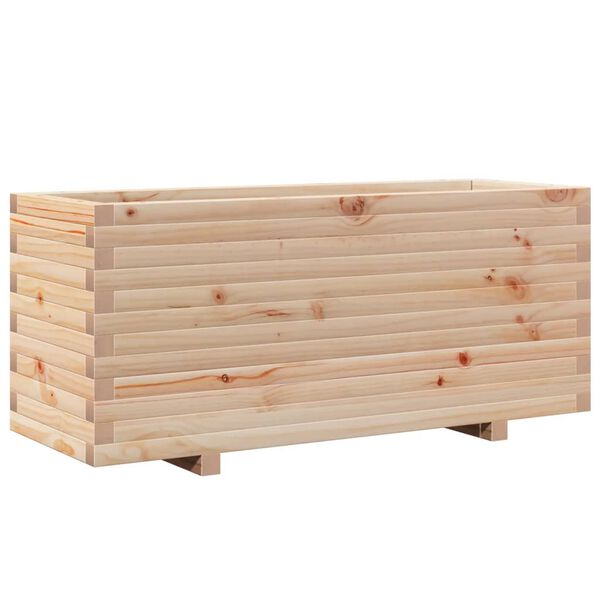 vidaXL Garden Planter 110x40x49.5 cm Solid Wood Pine