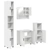 vidaXL Bathroom Furniture Set 4 pcs White 61 x 35 x 64 cm