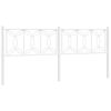 vidaXL Metal Replace Headboard White 200 cm