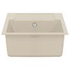 vidaXL Sink Beige 780 x 500 mm 80% Quartz and 20% Resin
