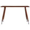 vidaXL Dining Table Brown 120x60x74 cm MDF
