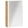 vidaXL Bathroom Mirror Cabinet Artisian Oak 33 x 11.5 x 50 cm