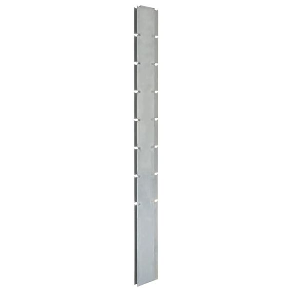 vidaXL Garden Fence Posts 20 pcs Silver 200 cm&nbsp;Galvanised Steel
