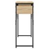 vidaXL Console Table with Shelf Sonoma Oak 105x30x75cm Engineered Wood
