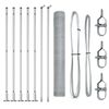 vidaXL Welded Wire Fence with Concrete Base 10 x 0.8 m (W x H)