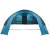 vidaXL Tunnel Tent 6-Person with Roof Blue and Grey 700 x 590 x 215 cm