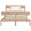 vidaXL Bookcase Bed without Mattress 150x200 cm King Solid Wood Pine