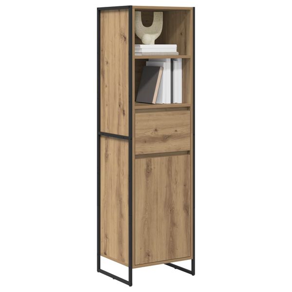 vidaXL Book Cabinet Artisian Oak 43 x 36 x 150.5 cm Engineered Wood