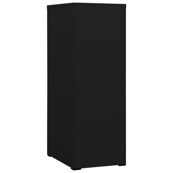 vidaXL Filing Cabinet Black 46x62x133 cm Steel