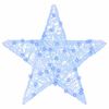 vidaXL 3D Star with 50 LEDs Blue 55 x 53.5 x 10 cm Acrylic