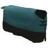 vidaXL Horse Blanket Dark Green and Black 85 cm Polyester