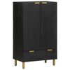 vidaXL Highboard Black 60x33x100 cm Engineered Wood
