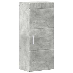 vidaXL Bathroom Wall Cabinet TULUM Concrete Grey 37 x 24.5 x 86 cm