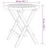 vidaXL Bistro Table Ø46x47 cm Solid Wood Acacia
