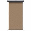 vidaXL Balcony Side Awning 100% polyester iron steel