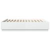 vidaXL Bed Frame without Mattress White 200x200 cm