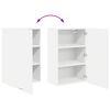 vidaXL Hanging Cabinet with Door White 50 x 31 x 80 cm Engineered Wood