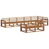 vidaXL Outdoor Sofa Set 8 pcs Natural Solid Acacia Wood