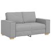 vidaXL Sofa 3 pcs Cloud Grey Fabric