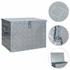 vidaXL Aluminium Box 610x430x455 mm Silver