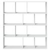 vidaXL Book Cabinet White 132x29x141.5 cm Engineered Wood