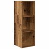 vidaXL TV Cabinet Set Wall-mounted 4 pcs Old Wood 37 x 37 x 107.5 cm