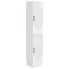 vidaXL Cabinet Set 2 pcs High Gloss White Engineered Wood