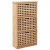 vidaXL Shoe Organiser | Natural | Solid walnut wood and plywood | Medium