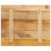 vidaXL Table Top 60x50x2.5 cm Rectangular Solid Wood Rough Mango