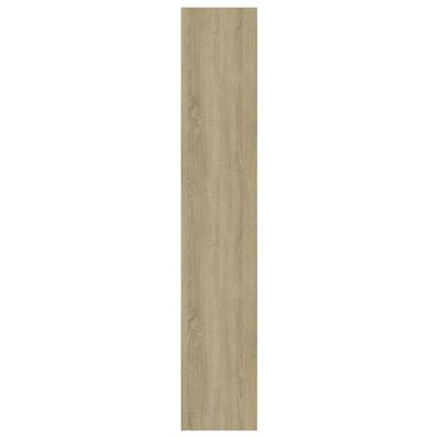 vidaXL Book Cabinet/Room Divider Sonoma Oak 80x30x166 cm Engineered Wood