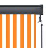 vidaXL Outdoor Roller Blind 80x250 cm White and Orange