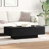 vidaXL Coffee Table Black Oak 100 x 49.5 x 31 cm Engineered Wood