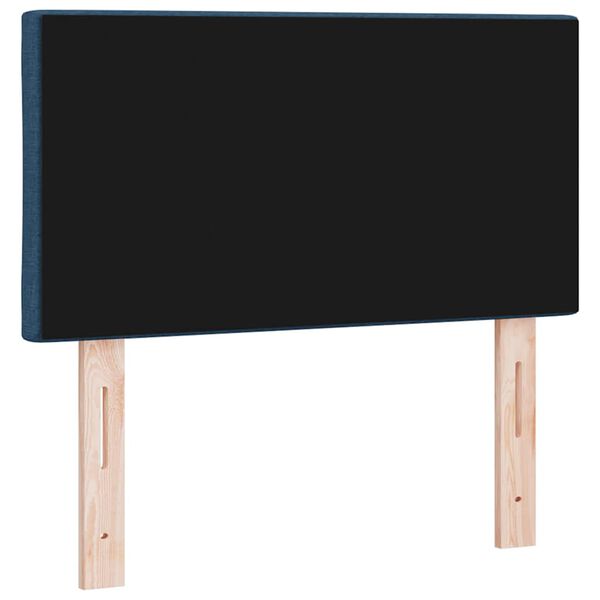 vidaXL Fabric Headboard Height Adjustable Blue 80 cm Fabric