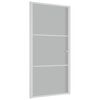 vidaXL Interior Door 102.5x201.5 cm White Matt Glass and Aluminium