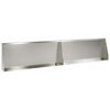 vidaXL Retaining Wall 2 pcs 100 x 12 x 40 cm Stainless Steel Silver