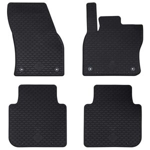 vidaXL Car Mat 4 pcs Black suitable for &Scaron;koda KODIAQ 2017-2023 Rubber