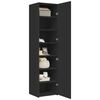 vidaXL Highboard Black 45x42.5x185 cm Engineered Wood