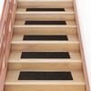 vidaXL Stair Mats Self-adhesive 30 pcs 76x20 cm Brown Rectangular