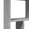 vidaXL Bookcase Concrete Grey 60x20x120.5 cm Engineered Wood
