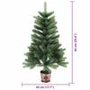 vidaXL Christmas Tree with 150 LEDs with Stand Green 65 cm PE