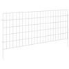 vidaXL Garden Fence with Stakes 24 pcs 115 x 50 cm Galvanised Steel