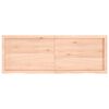 vidaXL Bathroom Countertop 140x50x(2-6) cm Untreated Solid Wood