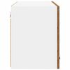vidaXL Hanging Cabinet 2 pcs Old Wood and White 60 x 31 x 40 cm