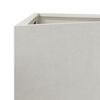 vidaXL Garden Planter Triangular 30x26x75 cm Stainless Steel