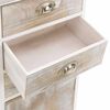 vidaXL Side Cabinet 38x28x86 cm Paulownia Wood