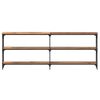 vidaXL Console Table Old Wood 200 x 29 x 75 cm