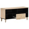 vidaXL TV Cabinet 100x33x46 cm Solid Wood Mango