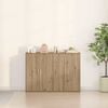 vidaXL Sideboard 2 pcs Artisan Oak 60 x 31 x 84 cm Engineered Wood