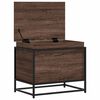 vidaXL Storage Box with Lid Brown Oak 60x40x51.5 cm Engineered Wood