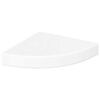 vidaXL Floating Corner Shelves 4 pcs High Gloss White 25x25x3.8 cm MDF